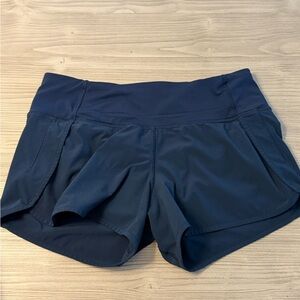 Lululemon Navy Blue Athletic Shorts